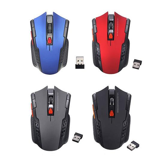 2.4G Wireless 6 Auto Sleep Optical Keys 1600DPI Gaming Mouse Mice for PC