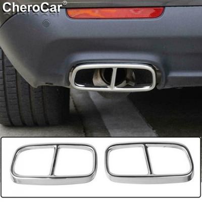 Exhaust Muffler Tail Pipe Trim Cover For Dodge Challenger 2015- Accessories