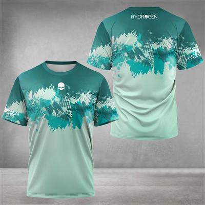 Hochwertiges Unisex bedrucktes Tennis-T-Shirt Sommer Schnelltrocknende Badminton-T-Shirts 2025 Motorradbekleidung Kurzarm-Bekleidung