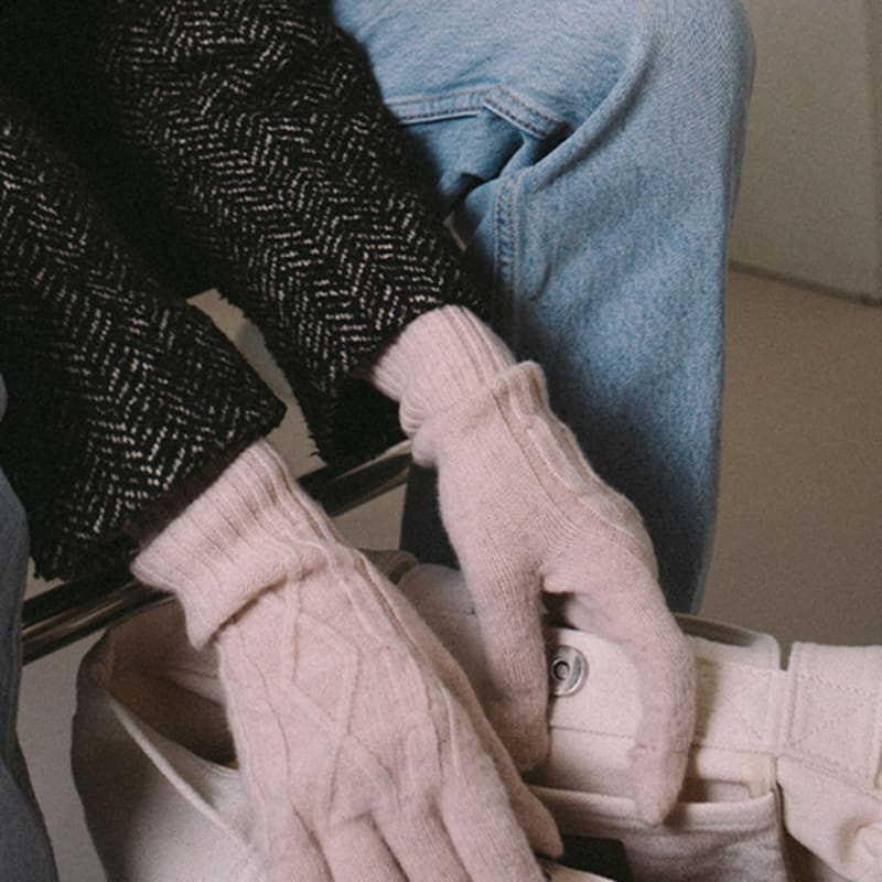 WorthWord 100% Wool Innigkeit Touch Gloves_4 Colors