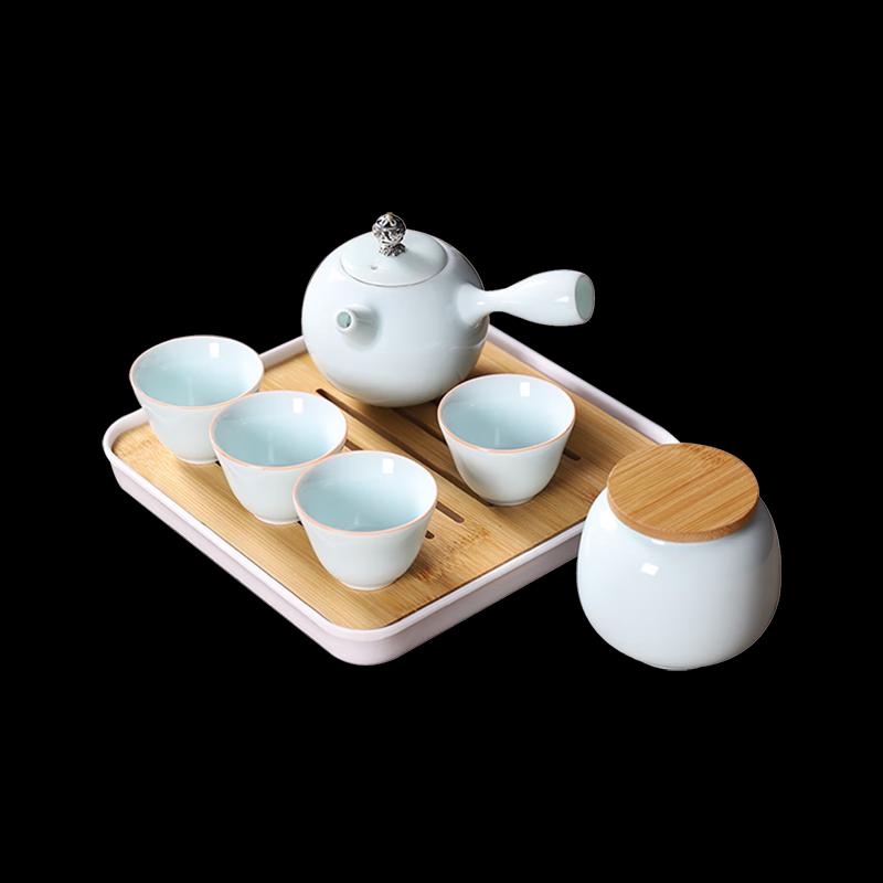

Wushiyuan Celadon Travel Tea Set