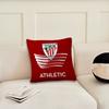 Federa per cuscino con logo di squadra di calcio, per soggiorno, testata del letto, ufficio, camera da letto, divano, cuscino per pisolino