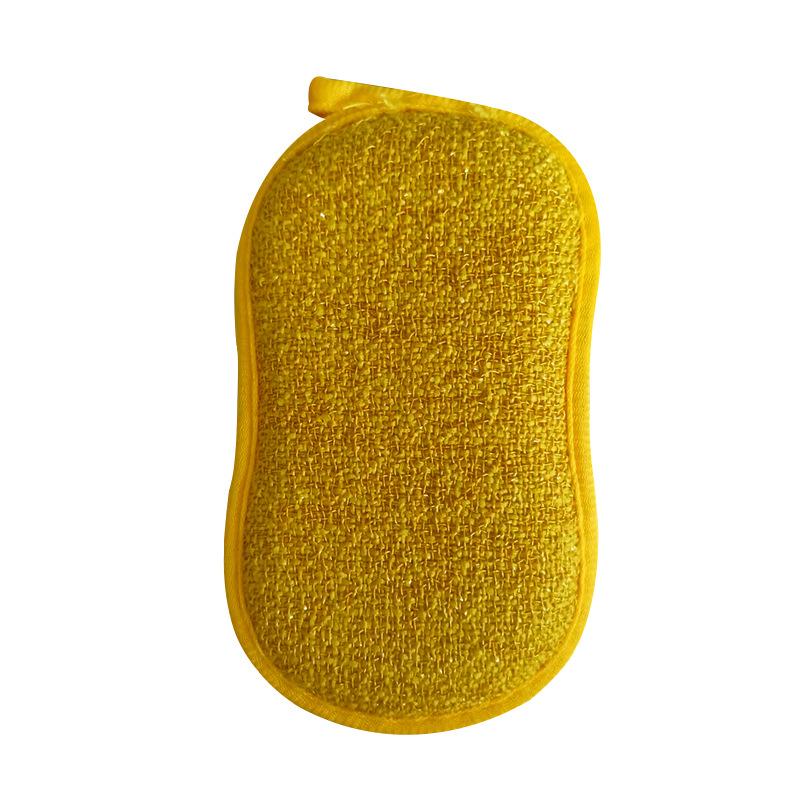 1 шт. Кухонна губка для чищення посуду Губка з мікрофібри, що не дряпається, Скруббер Кухонна губка для чищення каструль та сковорідок для миття посуду