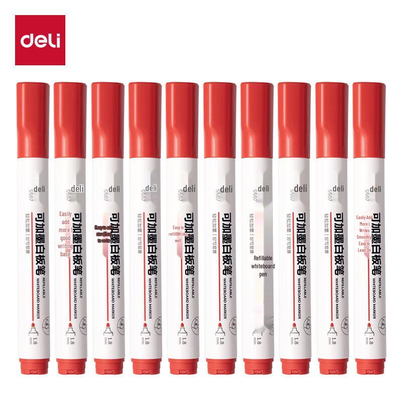 Deli S507 Refillable Whiteboard Marker