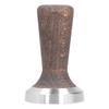 58mm Tamper Werkzeug Schwarznuss 304 Edelstahl Tragbarer Kaffeetamper für Zuhause Kaffeegeschäft