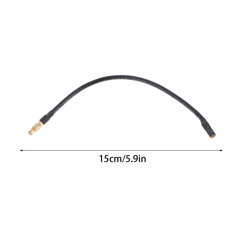 3.5Mm Female To 4.0Mm Male Banana Plug Extension Cable Slug Connector Extension Cable Banana Plugs For Rc Brushless Motor Esc