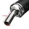 20mm inlet 280mm Universal Motorcycle  Exhaust Muffler Pipe For ATV Street Scooter Motocross Escape Moto 50cc 125CC