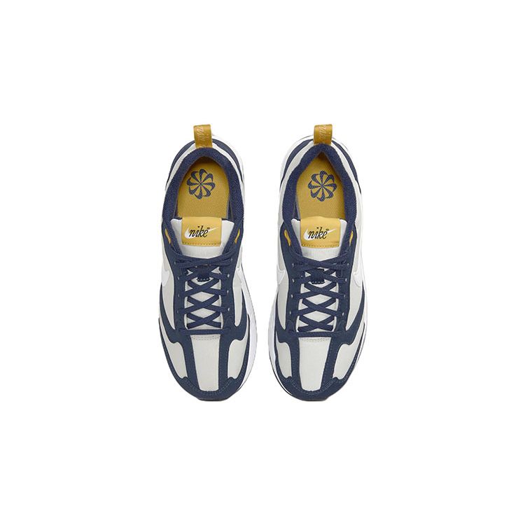 Nike Air Max Dawn GS Light Bone Midnight Navy Kids Sneakers Cream Yellow-Ochre White DH3157-006