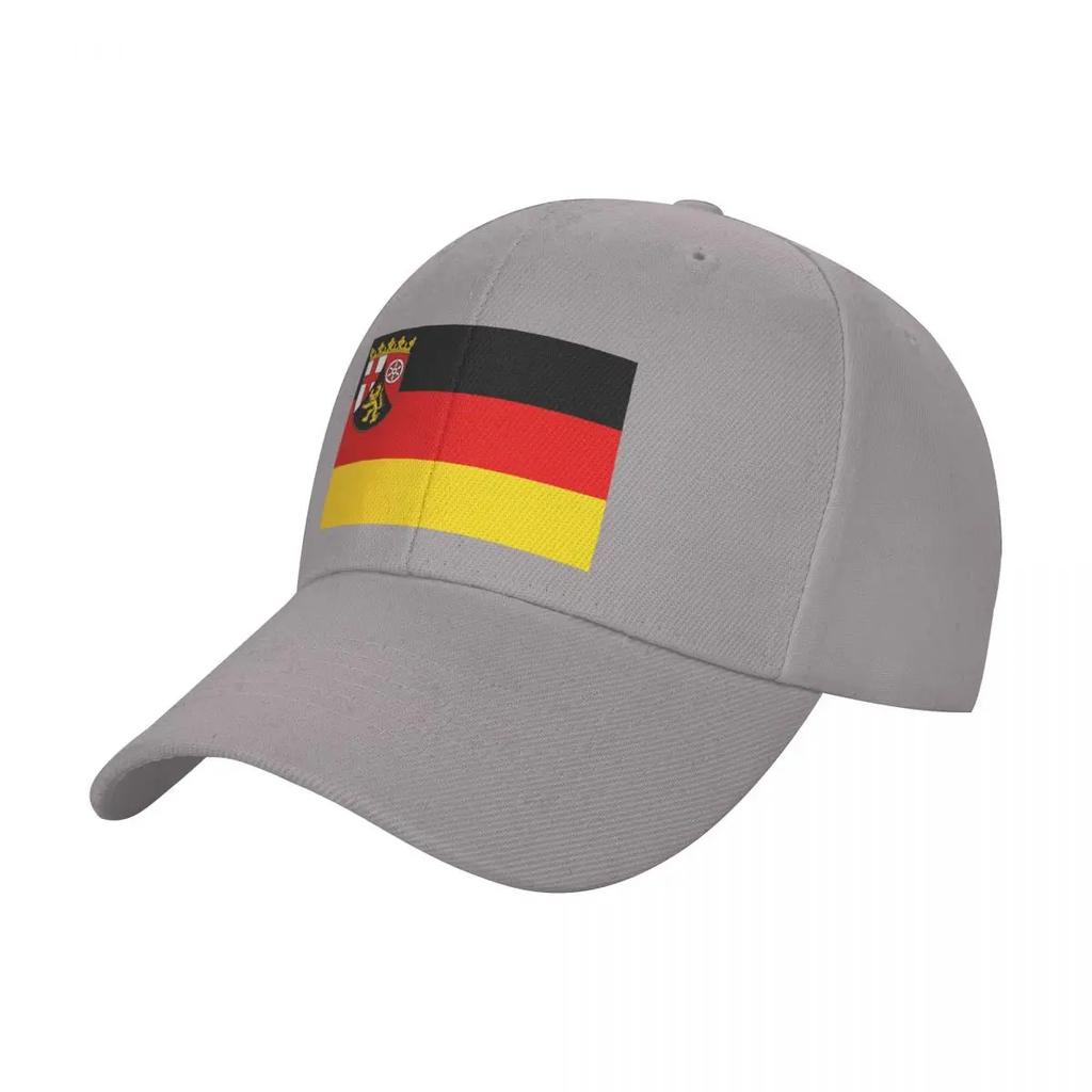 Flag of Rhineland-Palatinate, GerUnisexy Baseball Cap Wild Ball Hat Golf Wear fishing caps Unisex Unisex's Luxury Women's