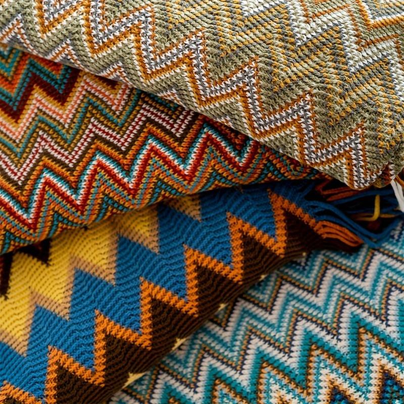 Knitted Blanket B&b Bedside Blanket Nordic Bohemian Style Blanket Office Nap Blanket Living Room Sofa Decoration