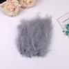 50Pcs Cross-Border Turkey Hairy Tail Plush Feather Colored Feather Dream Catcher Feather Light Bobo Ball Feather