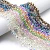50pcs Strawberry Crystal Beads Colorful Faceted Glass Loose Spacer Beads For Jewelry Making DIY Necklace Bracelets Accessories