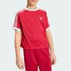 adidas Originals Loose Pinstripe Short Sleeve Knit T-Shirt Kids Tops KR6543