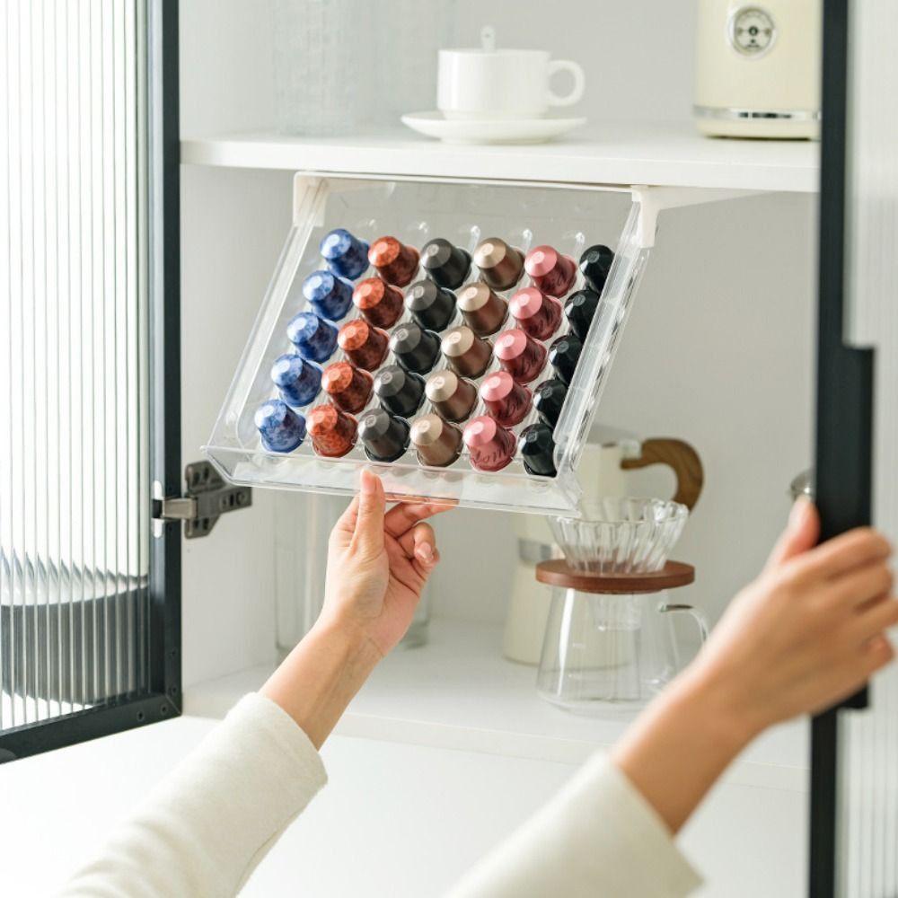 Storage Drawer Drawer Coffee Capsule Holder Desktop Holder Storage Rack Durable Storage Box  Office