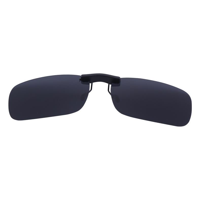 Clip Lunettes de Soleil Polarisées Métal Changeant de Couleur Homme et Femme Vision Nocturne Film Couleur Presbytie Myopie Clip Lunettes de Conduite Clip