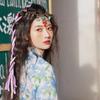 Exotic Headbands Ethnic Style Forehead Chain Earring Beads Tassels Headbands  for Children
