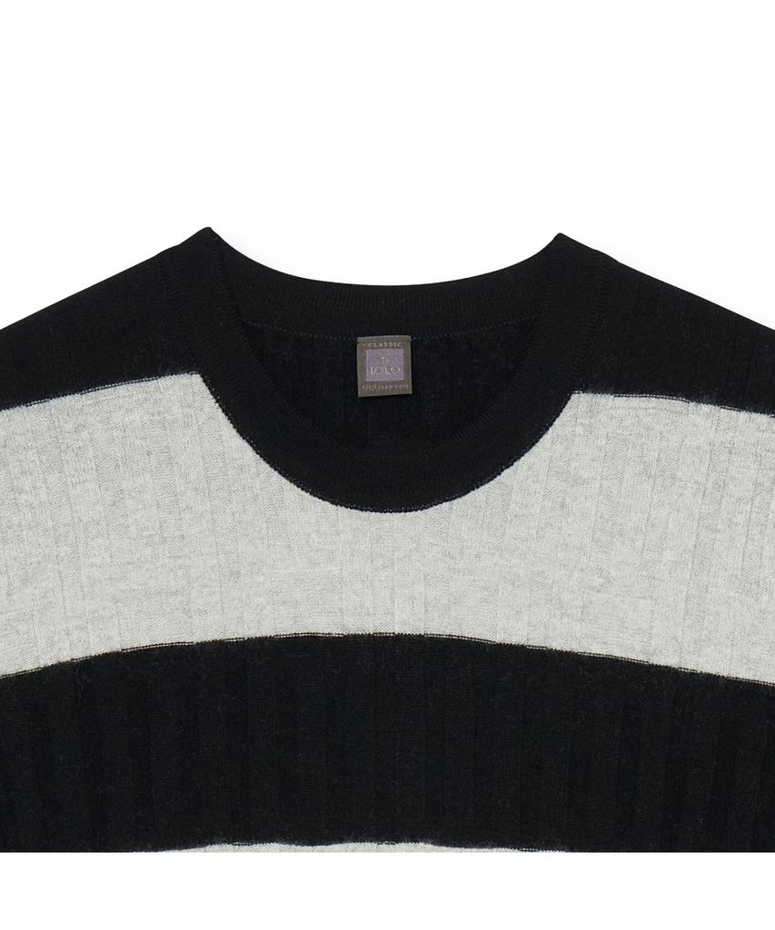 Iolo Women'S Striped Ivory Dress_Gray