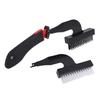 Reciprocating Saw Brush Set Nylon and Wire Brush Head with Reciprocating Saw Handle for Home Cleaning