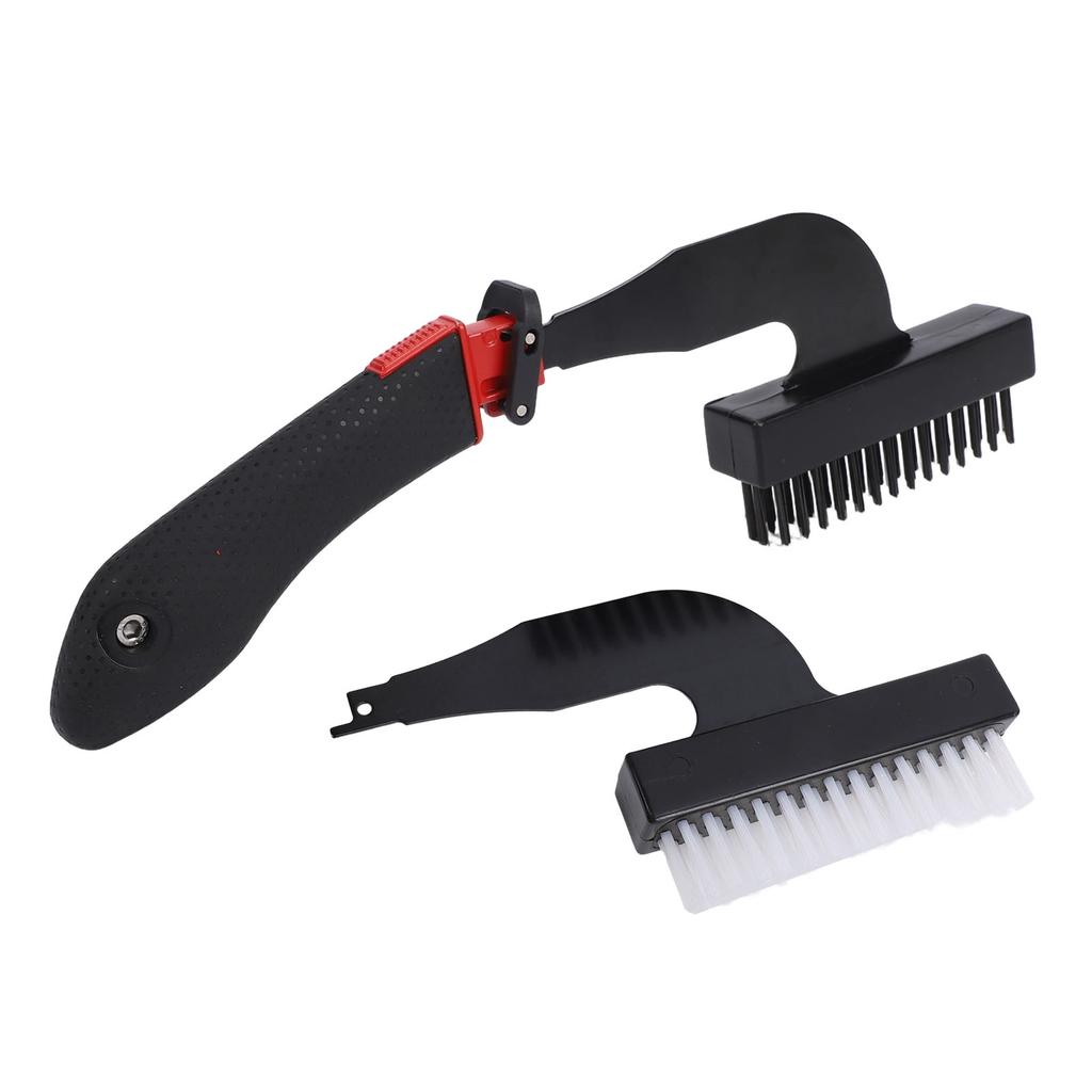 Reciprocating Saw Brush Set Nylon and Wire Brush Head with Reciprocating Saw Handle for Home Cleaning