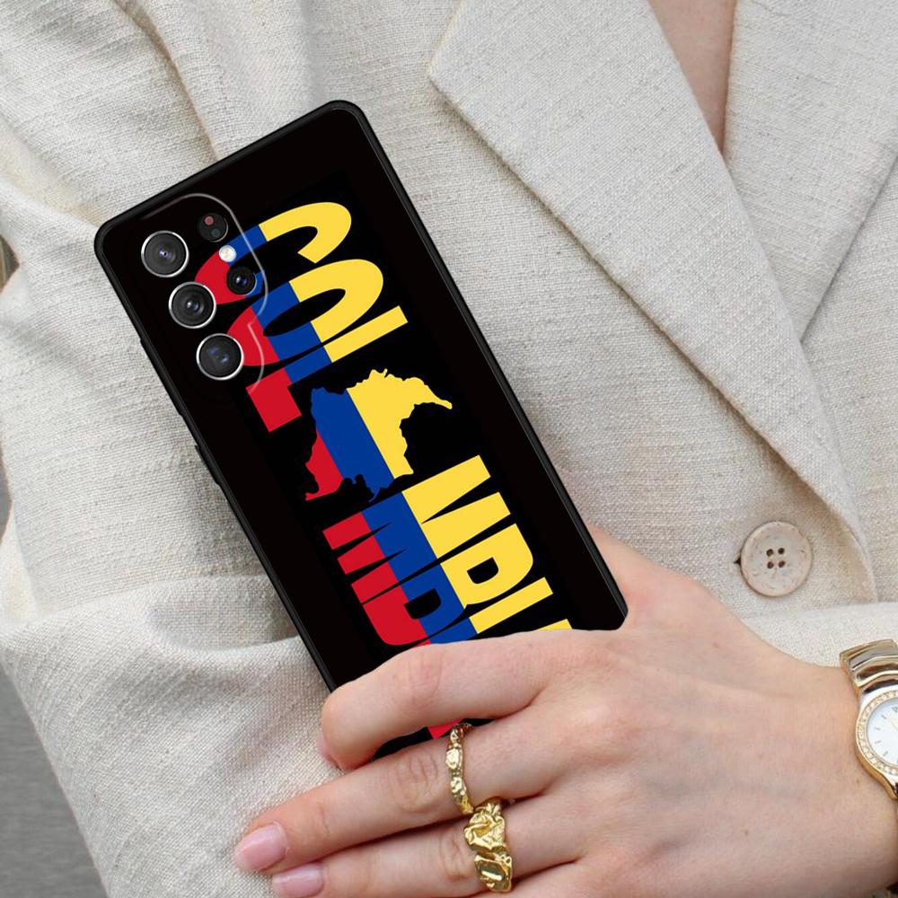 Colombia Flag Cell Phone Case for Samsung Galaxy S26 Ultra S25 S24 S23 S22 S21 S20 Note10 Cover