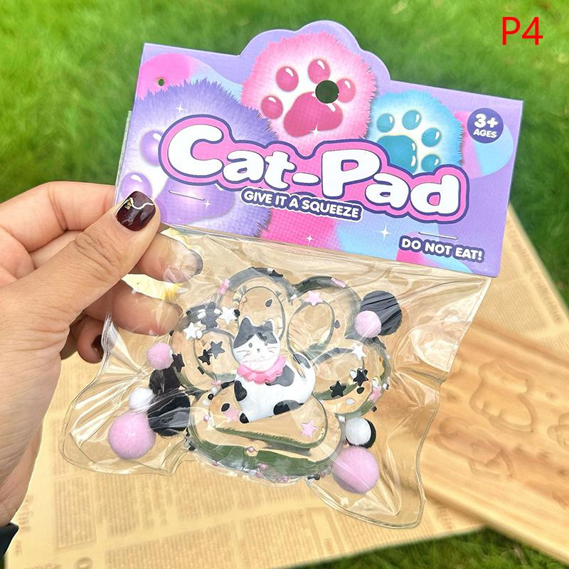 Tpr Cat'S Paw Decompression Toys Creative Cartoon Antistress Squishy Stress Relief Slow Rising Toys For Adult Kids Stretch Toys