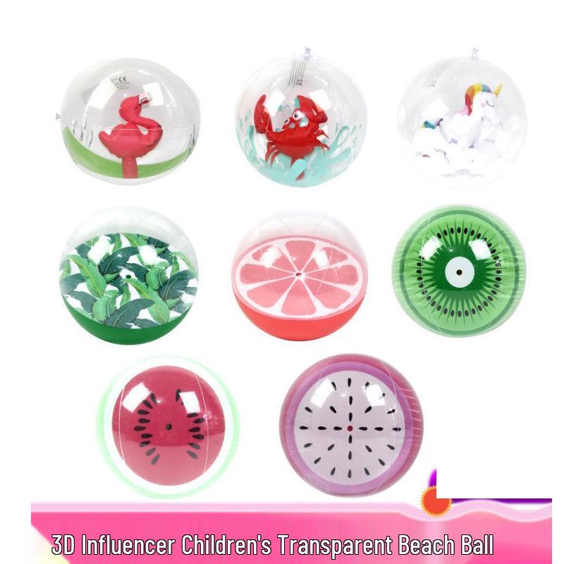 Internet Celebrity Watermelon-Orange Unicorn Inflatable Beach Ball Game