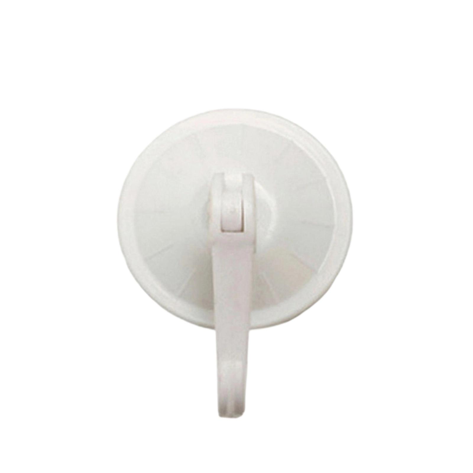 

Suction Cup Hook Wall Mount Heavy Duty No Trace Bathroom Kitchen Storage Hanging Holder Organizer for Smooth Surfaces One Size білий