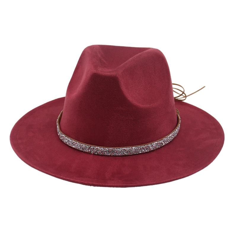 Stereoscopic Stage Performance Props Hat Cowboy Hat Felt Hat Retro Outdoor Jazz Hat