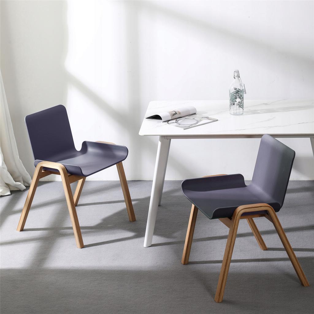 Modern Scandinavian chair CAMPO gray