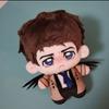Supernatural Castiel 10cm Cotton Doll Nunu Printed Plush Stuffed Toy Fanart Chibi Angel Keychain Collectible Gift for Fans
