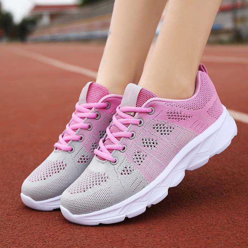 Женские летние новые сетчатые дышащие универсальные кроссовки для бега — фото 10