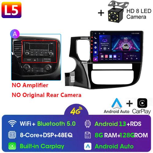 Android 14 For Mitsubishi Outlander 3 GF0W GG0W 2012-2018 Stereo Car Radio Multimedia Video Player GPS AI Voice CarPlay