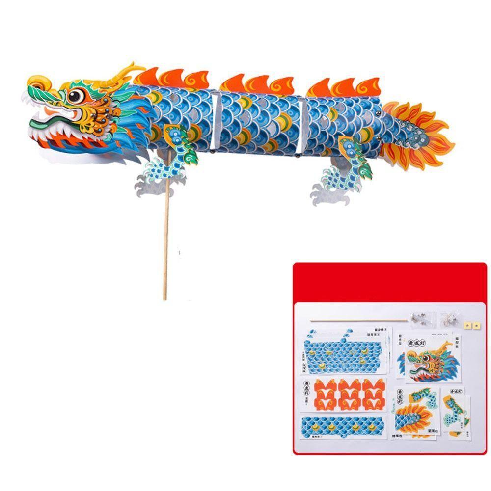 Dance Dragon Portable Dragon Lantern Flying Mid-Autumn Festival Lantern Dragon Lantern  Kids
