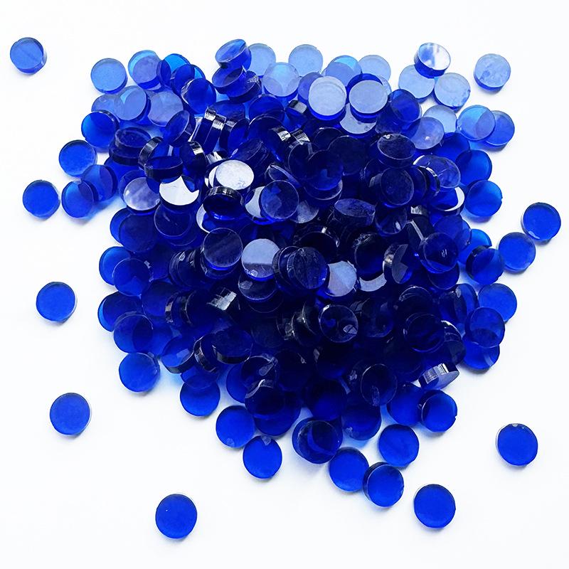 200g Bunte Runde Acryl-Mosaiksteine für DIY-Kunstprojekte