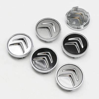 4pcs 3D 56mm 60mm Car Wheel Hub Center Cap Badge Covers Sticker For C4 Picasso Xsara C5 Aircross Cactus C1 C2 C3 C6 C8