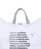 YOUHEE Lettering Halter Neck Off-Shoulder T-Shirts_White