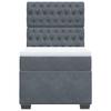 Maison Exclusive - Sommier à lattes de lit et matelas Gris foncé 80x200 cm Velours