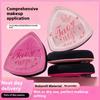 1Pcs Powder Puff Soft Dual Use Wet & Dry Foundation Applicators,Makeup Sponge Trendy Design With Box