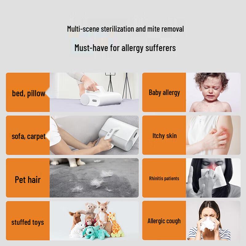 Xiaomi Mijia Wireless Handheld Mite Remover with UV Sterilization CN plug (adapter included)