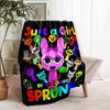 1pc Blanket Sprunki9 Print Design, Lightweight Blanket for Sofa, Bed- Soft &Warm, Gift for All Seasons Like Christmas, Halloween