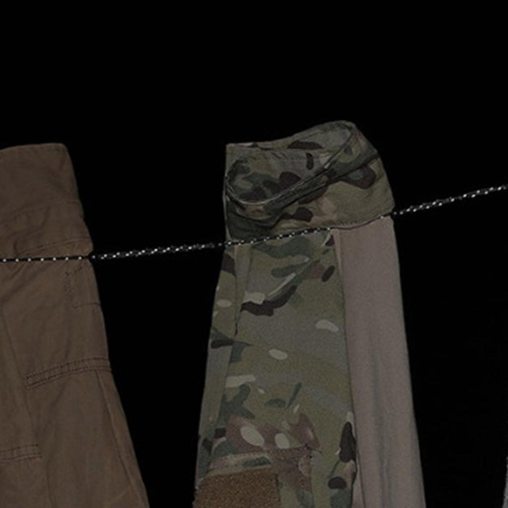Compact Travel Clothesline Light Weight Camping Clothes Line Travel Washing Line with Solid Beads Laundry Clothes Line