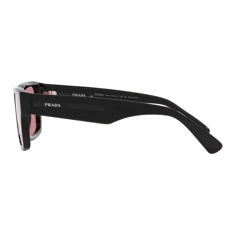 Prada Full frame design rectangular sunglasses unisex couple style black