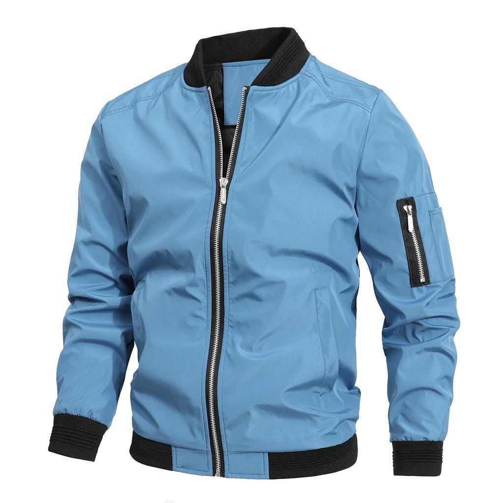 European Spring/Autumn Korean Style Men's Slim Fit Baseball Jacket