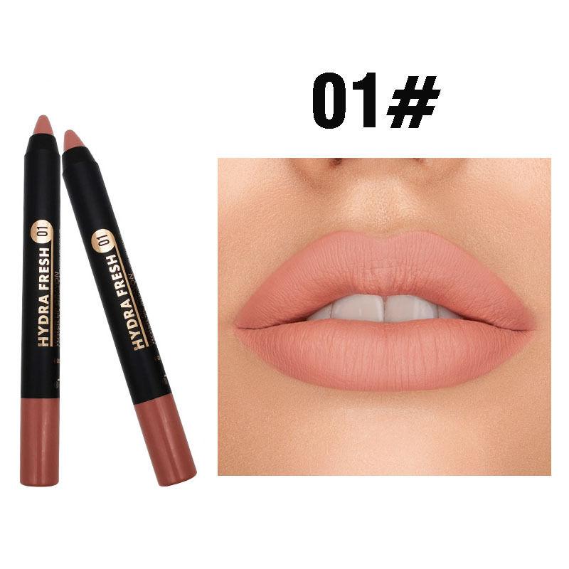 

Помада Naked pink, сухой макияж губ, матовая карандашная помада nude, без чашки, не выцветающая помада для женщин