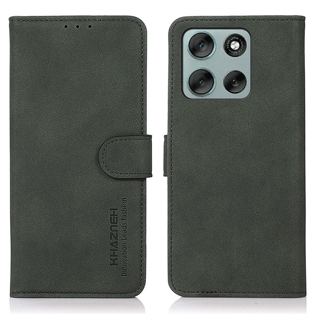 KHAZNEH For Motorola Moto G56 5G Case PU Leather Wallet Stand Phone Cover