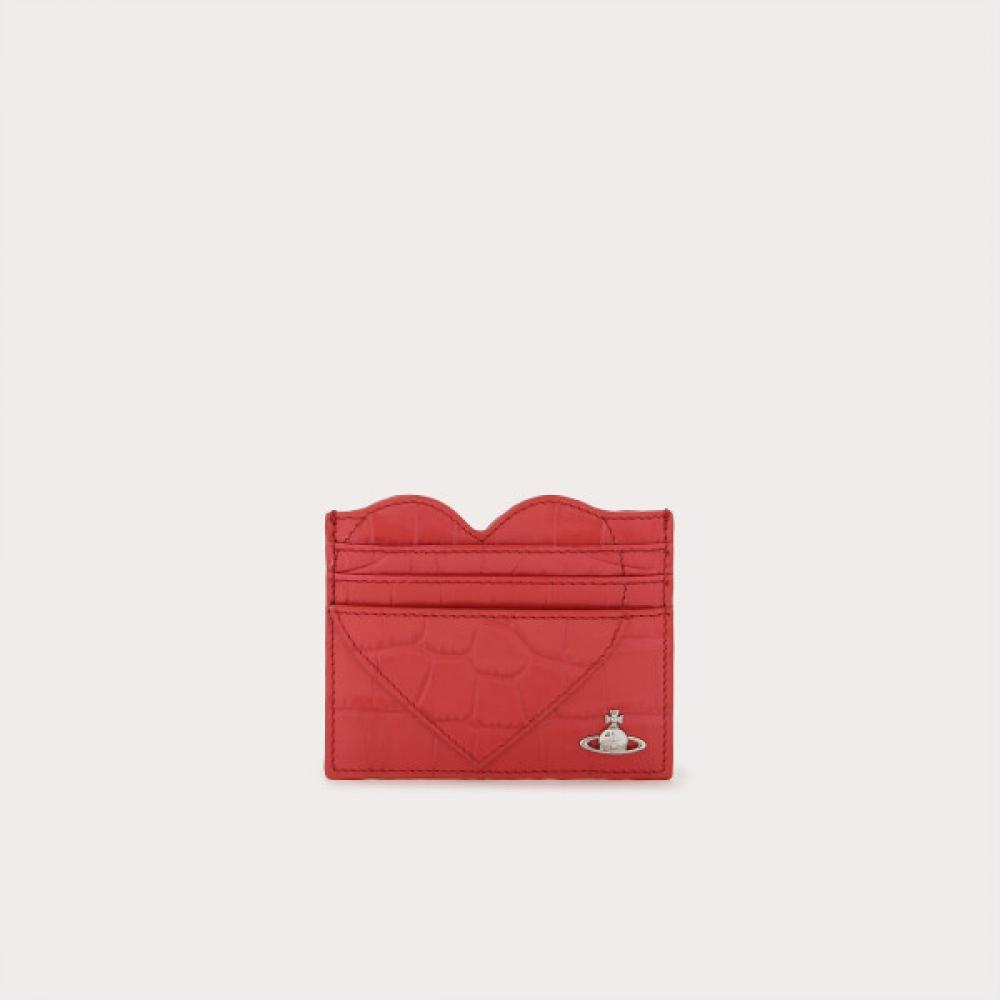 

Vivienne Westwood Heart Card Wallet Crocodile Corral/FREE
