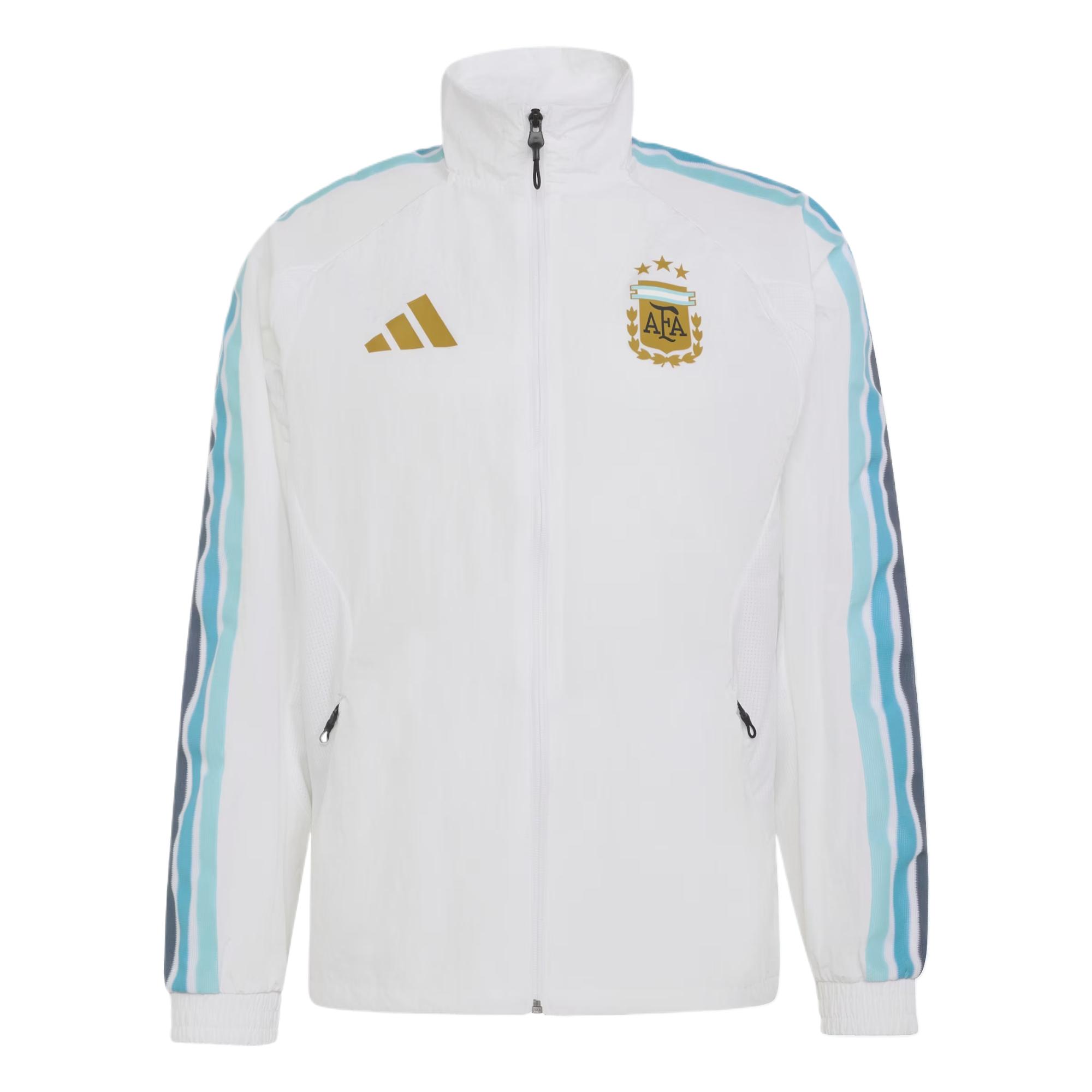 Adidas Argentīnas mājas himnas jaka Balta
