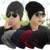 Men's and Women's Knitted Hats Wool Hats Fashion Metal Logo Outdoor Warm Hat Fleece Ear Protectors