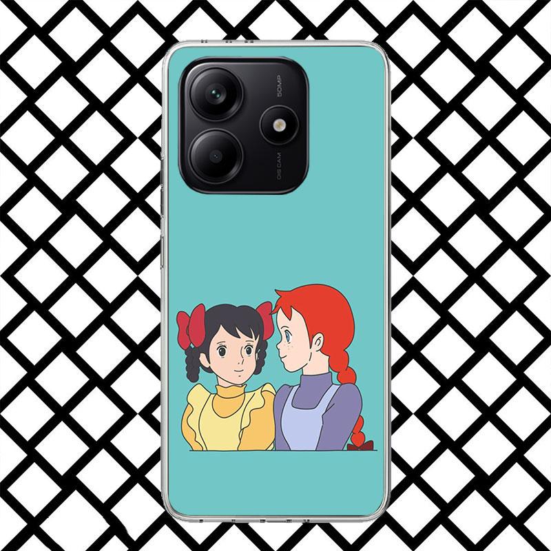 

A-Anne Of Green Gables Shirley Phone Case for Xiaomi Redmi Note 15 14 14S 13 12 12S 11 Pro Plus 11E 11T 11S 10S 5G Soft Cover Fu Redmi Note 13 Pro 4G