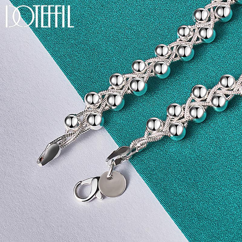 Bracelet de perles de raisin en argent, cadeau de fête, beaux bijoux